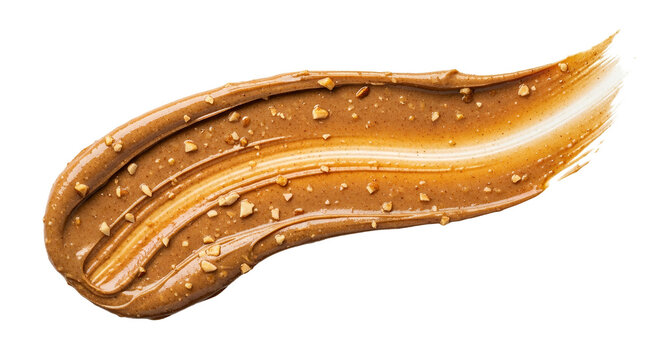 Smooth Almond Butter Swirl with Crushed Nuts, Food Texture, Creamy Spread