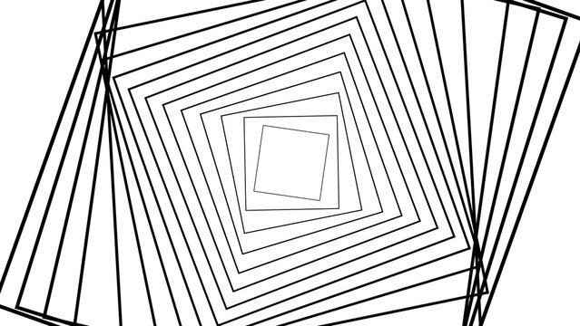 Kinetic Shape 31 &ndash; Dynamic Geometric Motion Graphics Animation, Abstract Moving Forms, Modern Minimal Design Elements for Promo and Social Media