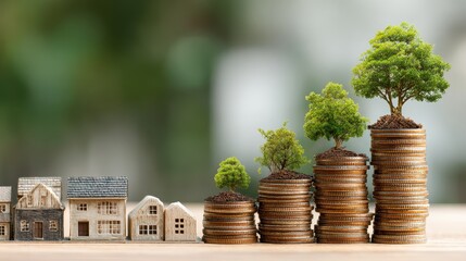 Fototapeta na wymiar Real estate investment can contribute to community development, urban regeneration, and economic growth, providing both financial returns and social impact. 