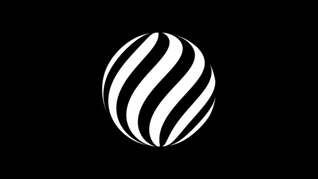 Kinetic Shape 40 &ndash; Dynamic Geometric Motion Graphics Animation, Abstract Moving Forms, Modern Minimal Design Elements for Promo and Social Media