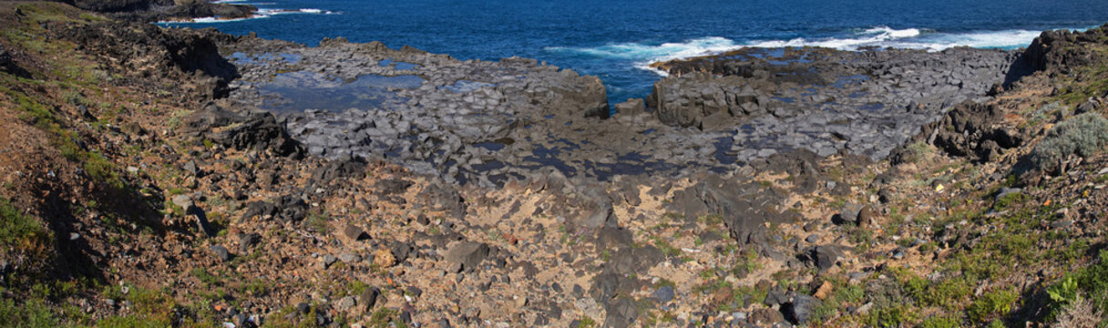 Coast at Puertito de los Silos, Tenerife, Canary, Canary Islands, Spain, Europe
