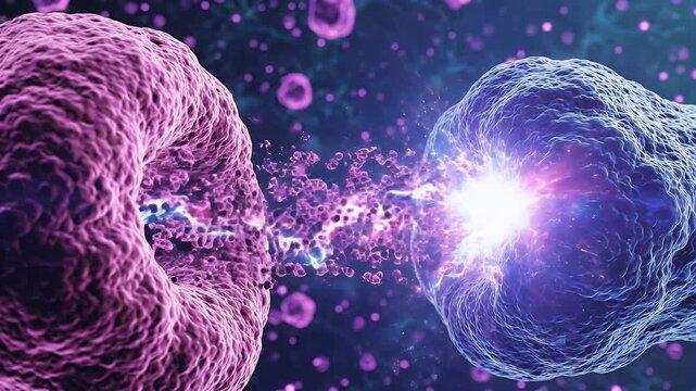 Energetic Cell Communication Through Synapse Connection.