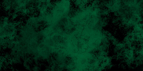 abstract cloud and vapor texture background. Black and Green smoke aquarelle smudge illustration smooth grungy smokey light pastel colors ink glow. Teal color powder explosion