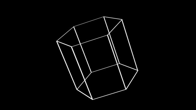 Kinetic Shape 84 &ndash; Dynamic Geometric Motion Graphics Animation, Abstract Moving Forms, Modern Minimal Design Elements for Promo and Social Media