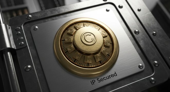 Secure vault safe with ip secured and gold dial