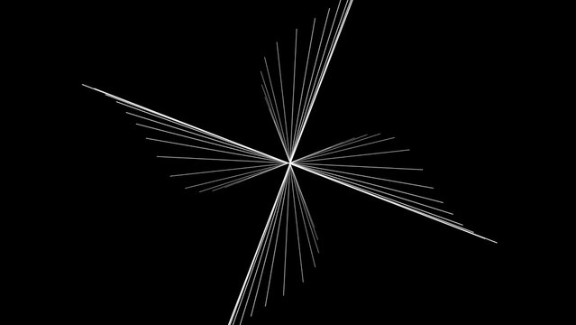 Kinetic Shape 96 &ndash; Dynamic Geometric Motion Graphics Animation, Abstract Moving Forms, Modern Minimal Design Elements for Promo and Social Media