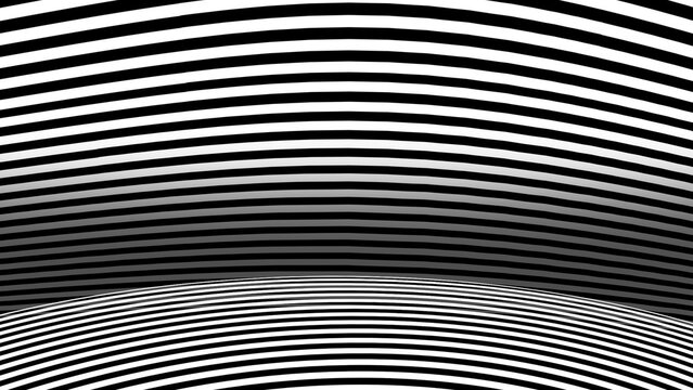 Kinetic Shape 95 &ndash; Dynamic Geometric Motion Graphics Animation, Abstract Moving Forms, Modern Minimal Design Elements for Promo and Social Media