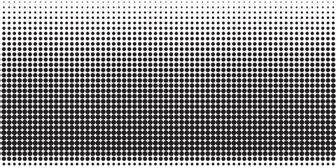 fun beautiful black and white shadow halftones retro pop art funky urban colorful comic book. Dotted halftone gradient texture. Vanishing polka dot background. Repeating dots gradation pattern backgro