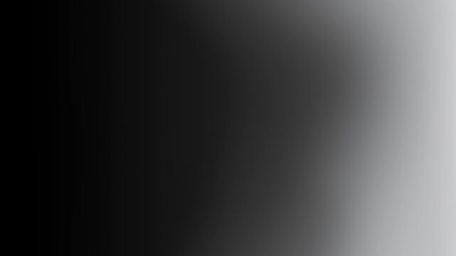 Smooth animated black and white yin yang gradient with soft symmetrical transition and subtle flowing motion. Elegant minimal abstract background with balanced light and shadow contrast.4K 60fps loop 