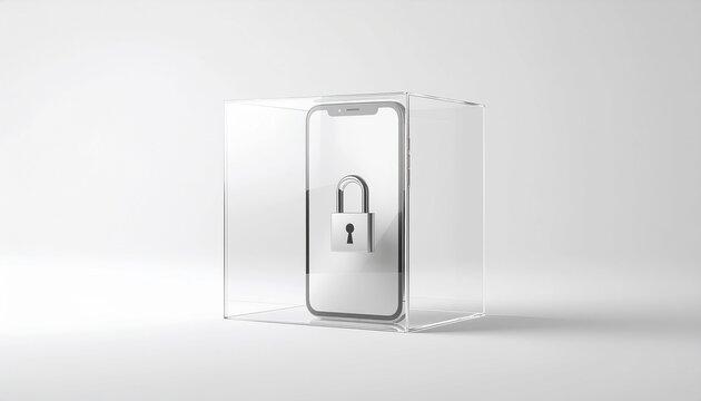 Amankan ponsel pintar Anda di dalam casing pelindung dengan gembok.