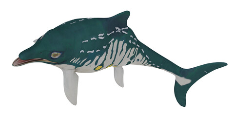 Fototapeta premium Digital art of a stylized marine animal