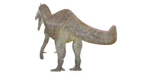 Fototapeta premium 3D rendering of a prehistoric, dinosaur-like creature.