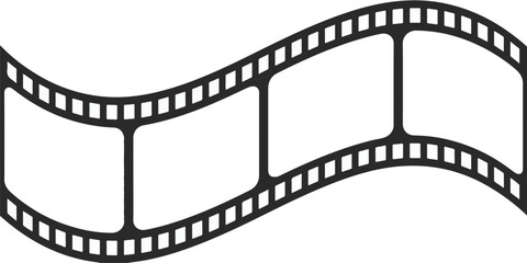 Fototapeta premium a simple black and white illustration of movie