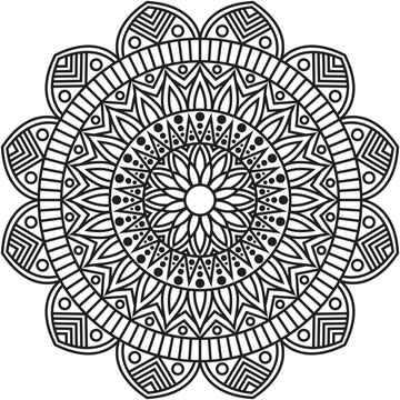 This original floral mandala bundle presents elegant flower-inspired patterns with precise symmetry and detailed line work. Each design reflects balance, calm, and decorative beauty.