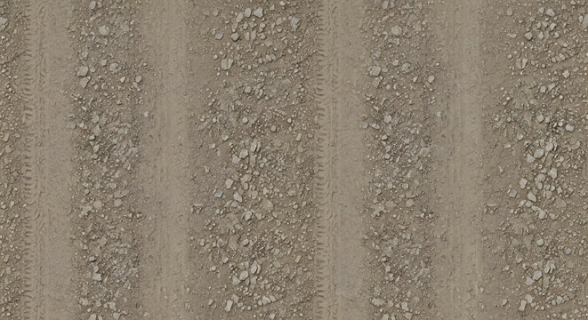 A close-up image of a rough surface with multiple vertical protrusions and small stones or pebbles.