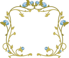 Fototapeta premium Botanical Border