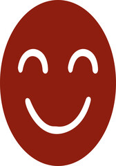 Smiley face icon.Happy smiley face or emoticon line art icon for apps and websites,Emoticon icon Emoji social reactions icon, mood and satisfaction buttons, user feedback or rating scale.