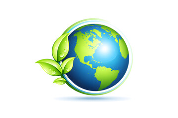 Obraz premium green planet earth