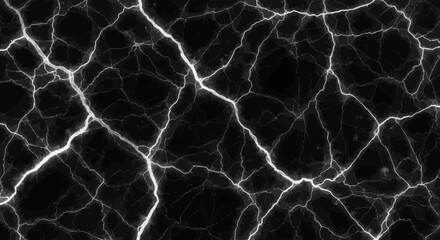 Electricity and Lightning on a Dark Background.