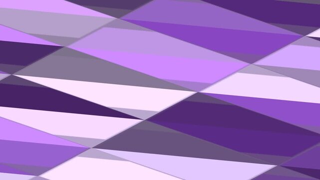 Abstract geometric pattern in shades of purple and lavender, creating a dynamic visual background