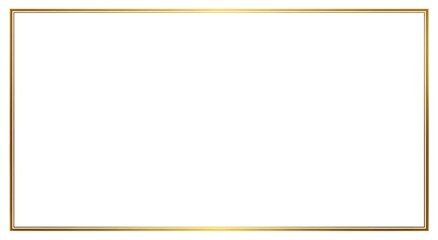 Gold-bordered rectangular frame on a white background, suggesting a document or presentation