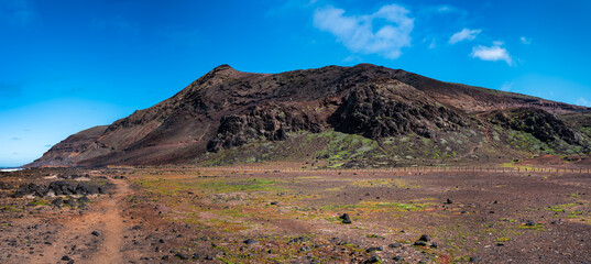 Gran Canaria, Spain. Las Palmas. The coastline at El Confital.