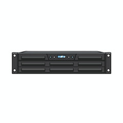 Obraz premium Professional Rack Mount Server for Data Storage and Network Management