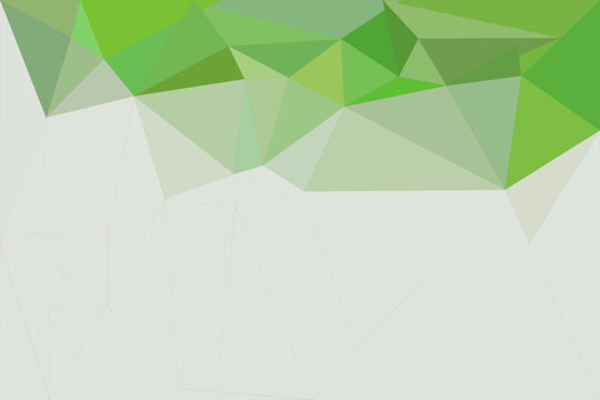 Green Low Poly Geometric Abstract Background