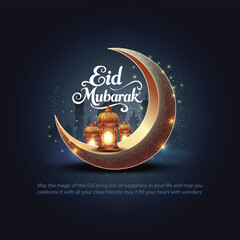 happy Eid Mubarak and Ramadan Kareem Design Background. abstract Vector Illustration for greetings card, poster and banner. © Arun