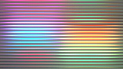 Obraz premium Multi-Color 3D Horizontal Cylinder Pattern