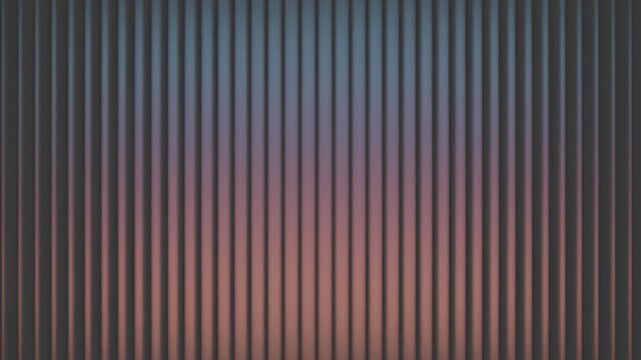 Abstract Rotating Vertical 3D Cylinders in Muted Tones