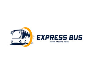 express bus transportation company logo design vector template © MadeDirgaPepe