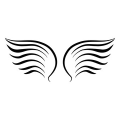 2 open wavy wings 01 © Vexels