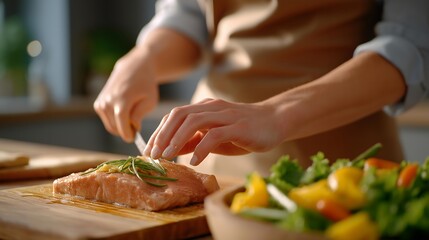 Outlining food safety tips for home cooks highlights important steps such as washing hands, using separate cutting boards for meats and vegetables, and proper food storage techniques to avoid