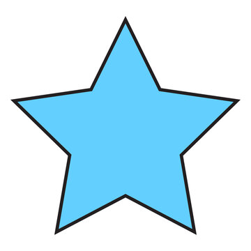 Star cartoon icon 46