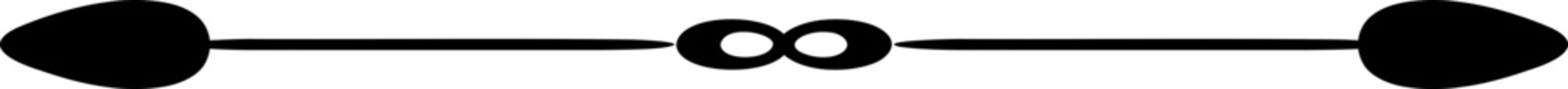 Infinity symbol with arrowheads vector