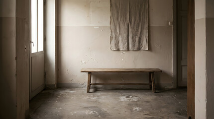 Cozy Corner of a Modest Urban Apartment Embracing Imperfection and Simplicity