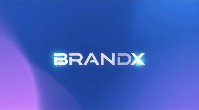 Revolutionary digital marketing concept with glowing text on blue background Video