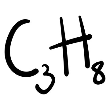 Formula propane three eight