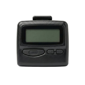 Classic black electronic pager beeper telecommunication device