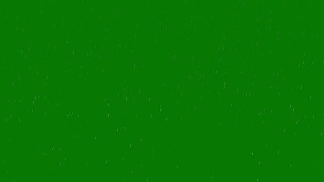Heavy rain falling on black background, realistic rainfall animation.
