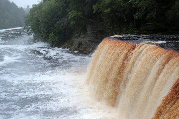 Tahquamenon Falls Waterfall In Northern Michigan © Alicia Bock