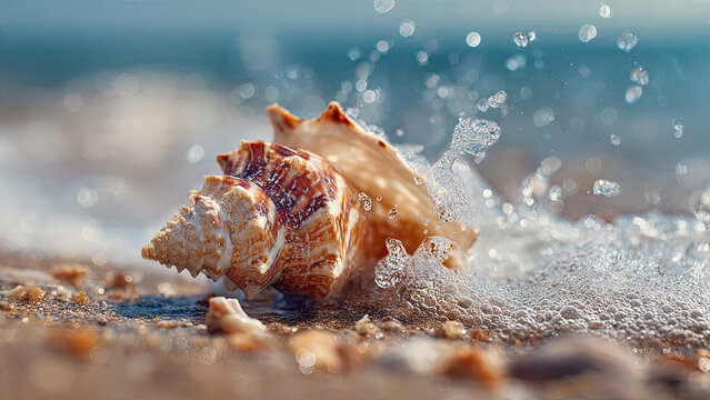 seashell on the beach