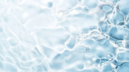 Subtle water ripple effect in soft blue tones creates serene and calming atmosphere, perfect for relaxation and tranquility