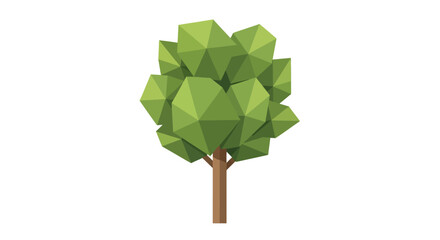 Low Poly Green Tree.