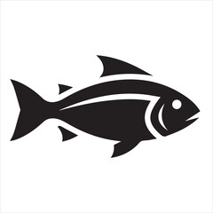 Obraz premium Fish Marine Animal Icon