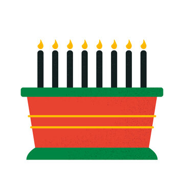 Kwanzaa candles bowl