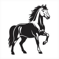 Obraz premium Running Horse Animal Icon