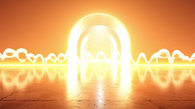 Portal to Tomorrow: A luminous portal emerges, pulsating with vibrant energy, promising a journey into the unknown. A captivating representation of technological marvel and abstract artistry.