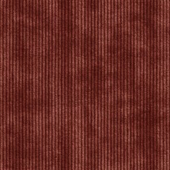 Fototapeta premium Burgundy corduroy texture close-up, vertical ribbed pattern, soft fabric surface